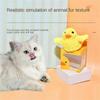 Flapping Duck Cat Toys Interactive Electric Bird Toys Washable Cat Plush Toys with Vibration Sensor Cats Game Toys Kitten