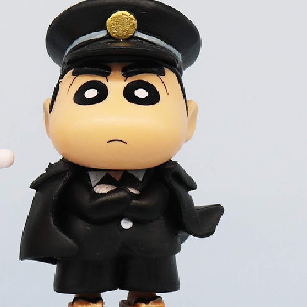 Niedliche Anime Crayon Shin-chan PVC Actionfigur Modell Auto Dekoration 8,5 cm