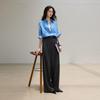 3colour Old Money Style Wide-Leg Commuter Pants