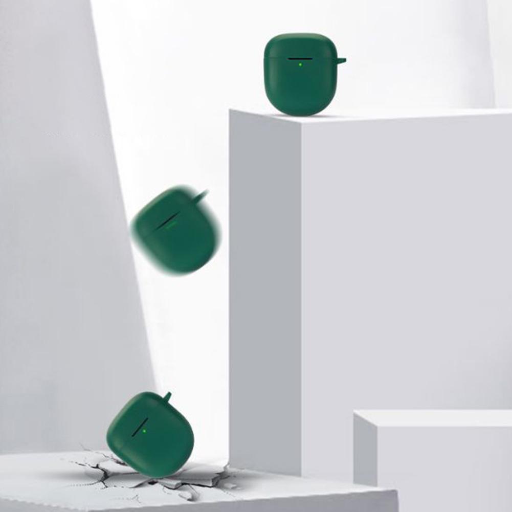 Silikon-Kopfhörerhalter mit Haken, Schutzhülle, stoßfest, staubdicht, kratzfest für Bose QuietComfort Earbuds II