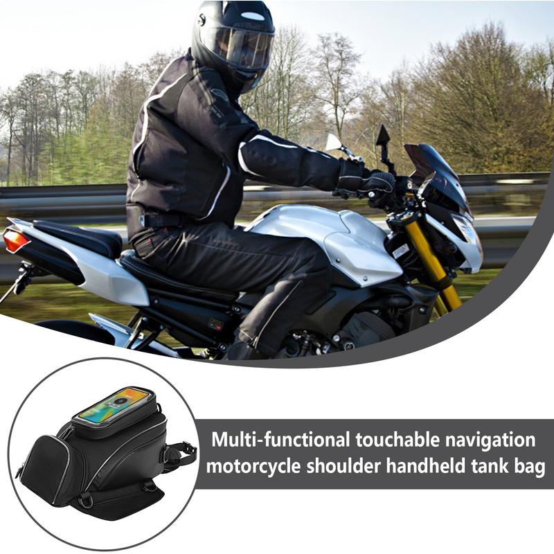 

Motorcycle Bags Magnetic Waterproof Motorcycle Tank Bag Large Capacity Touch Screen Phone Pouch Waterproof Power Sports China Mainland