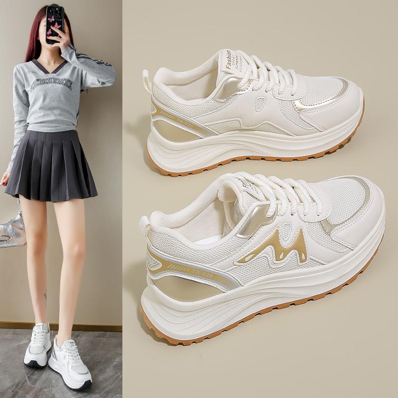 Fashion Sports Shoes for Women 2025 Spring New Super Hot Versatile Anti Slip Casual Women's Shoes Soft Sole Running Little White Shoes
