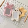 Cartoon Plush Card Holder Card Protector Card Sleeves Keychain Backpacks Decoration for Photocard Business Card Bus Card
