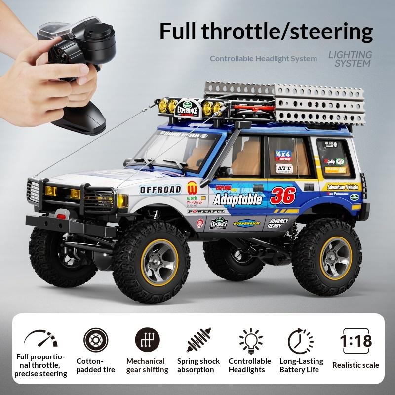 Новый 1:18 Lr1801 Профессиональный Радиоуправляемый Автомобиль, Внедорожник для Лазания, Четырехколесный Привод, Двухскоростная Модель Игрушечного Автомобиля, Подарок Мальчику