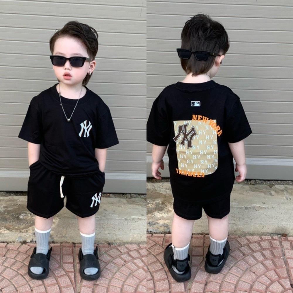 Комплект одежды для мальчика, детские шорты, футболка 140