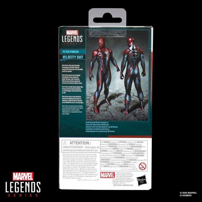 Hasbro - Spider-Man Marvel Legends Gamerverse - Figurine Peter Parker Velocity Suit 15 cm