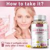 Bezwonny suplement czosnkowy, 2000 mg na porcję, ekstrakt z czosnku, najwyższej jakości cebulki czosnku, przeciwutleniacz, wsparcie odporności, dla mężczyzn i kobiet.