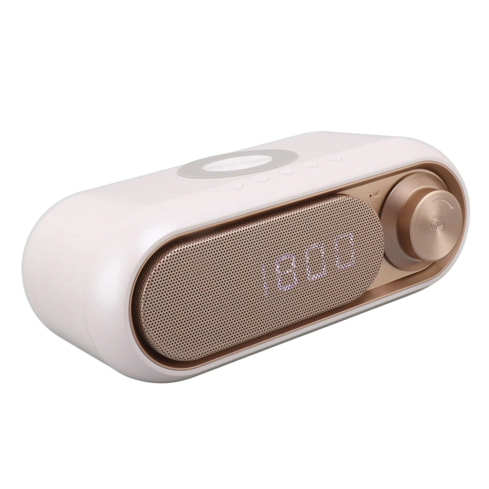 Alarm Clock Radio with Wireless Charging   Speaker LED Digital Alarm Clock FM Radio   Speaker with Wireless
