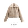 Jnleaog Autumn New Women's Clothing Fashion Style French Fashion All-Match Woolen Double-Sided Jacket 3046290