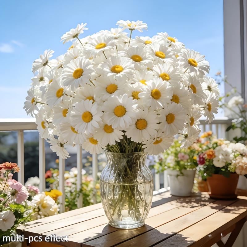 Handwritten Daisy Bouquet, Fresh Color Scheme, Suitable for Decoration in Hotels, Homes, Offices, Weddings, and Dining Tables