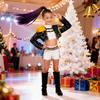 Demon Hunter Girl's Costume Performance Outfit for Stage Shows Halloween Cosplay Stage Attire for Comfort Colorful Dance Ensemble