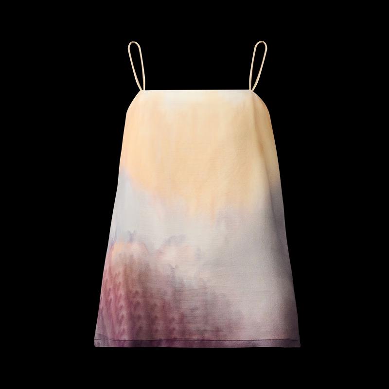 HECO Women's New Chinese Style Watercolor Cami Top