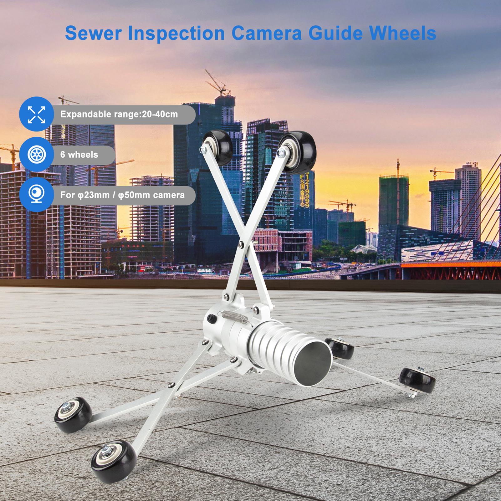Expandable Pipeline Sewer Inspection Camera   Wheels for 23mm Celsius 50mm Drain Pipeline Inspection Camera for 20-40cm Pipelines