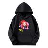 Child Fashion Lightweight Long Sleeve Pullover With Pockets  Print Hoodie