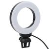 4in Mini LED Ring Light Soft Beauty Fill Light with Clip for Video Call Live Online Meeting