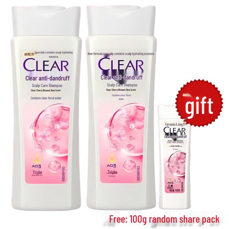 Clear Anti-Dandruff Scalp Care Shampoo - Cherry Blossom Dew