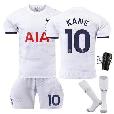 2324 Tottenham Home White Pants No. 7 Sun Xinghe 10 Kane 9 Risaleson Football Clothing Sportswear