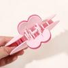 New Candy Color Love Heart 5.11" Big Size Hair Claw Clips for Women Girls Elegant Geometric Plastic Spring Summer Headwear Gift