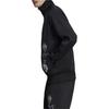 adidas Originals Trefoil Gallery Fb Track Top Abstract Painting Stand Collar Jacket Men Tops Black ED9358