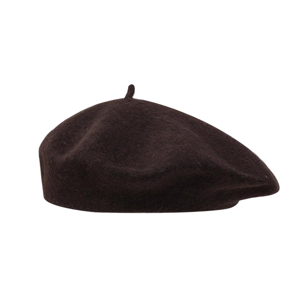 French Style Beret Hats For Fall And Winter Unisex Stretchy Soft Acrylic Blend Solid Color Elegant Retro Headwear