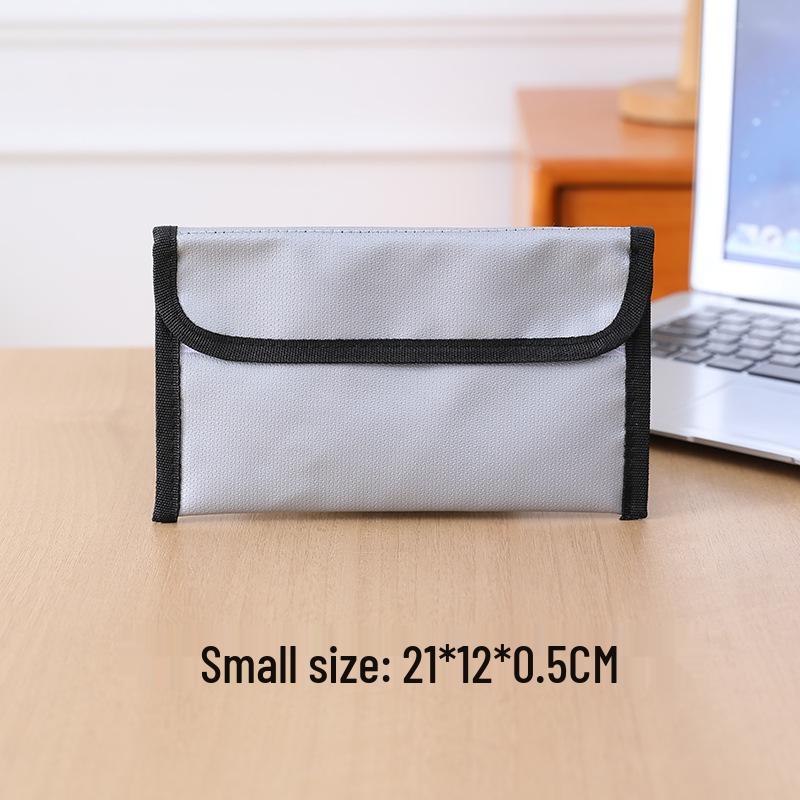 Fireproof Power Bank & Document Bag A4 - Secure Storage for Important Files, Bills, Certificates, Valuables.