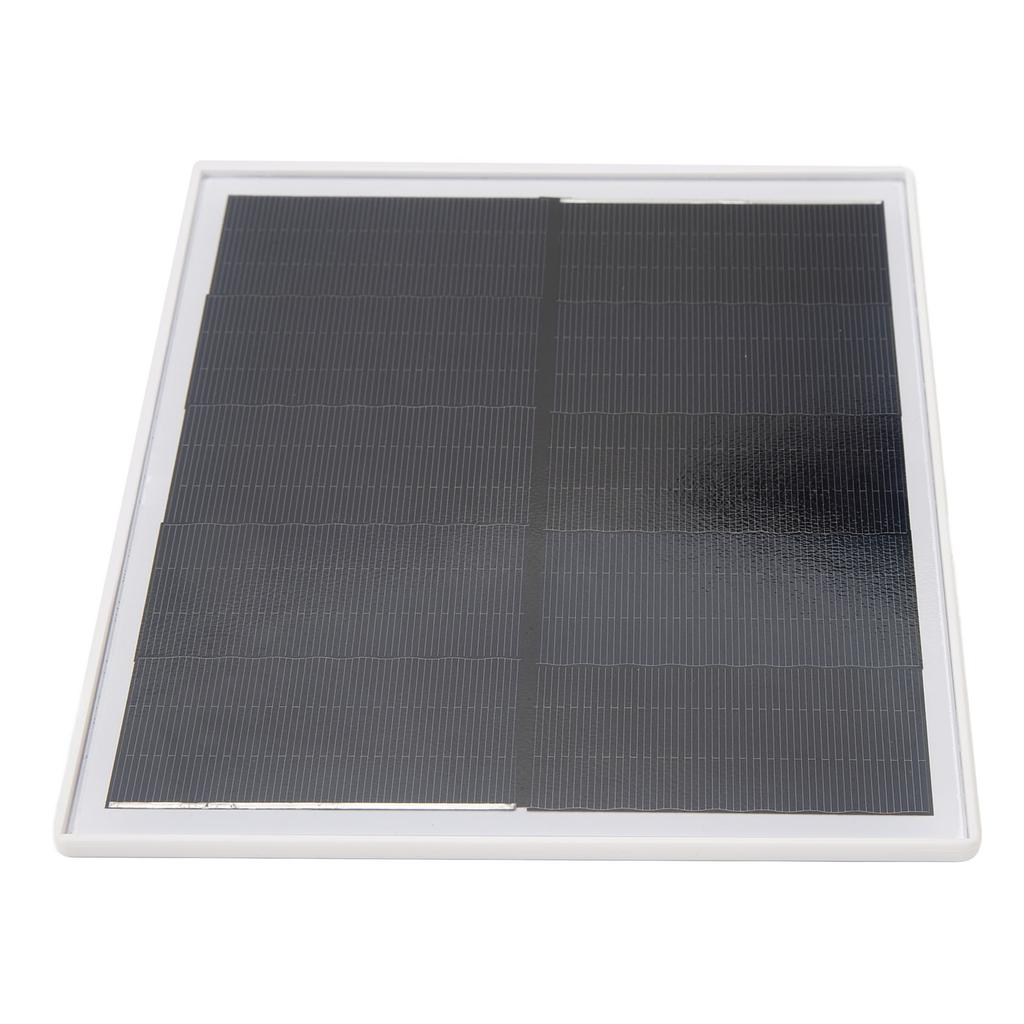 Solar Panel 6W 5V Monocrystalline Silicon IP65 Waterproof Slim Portable Solar Panel Charger with Monitor Camera Bracket