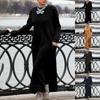 Rochie de toamnă tricotată cu dantelă și lână, mărime mare, largă