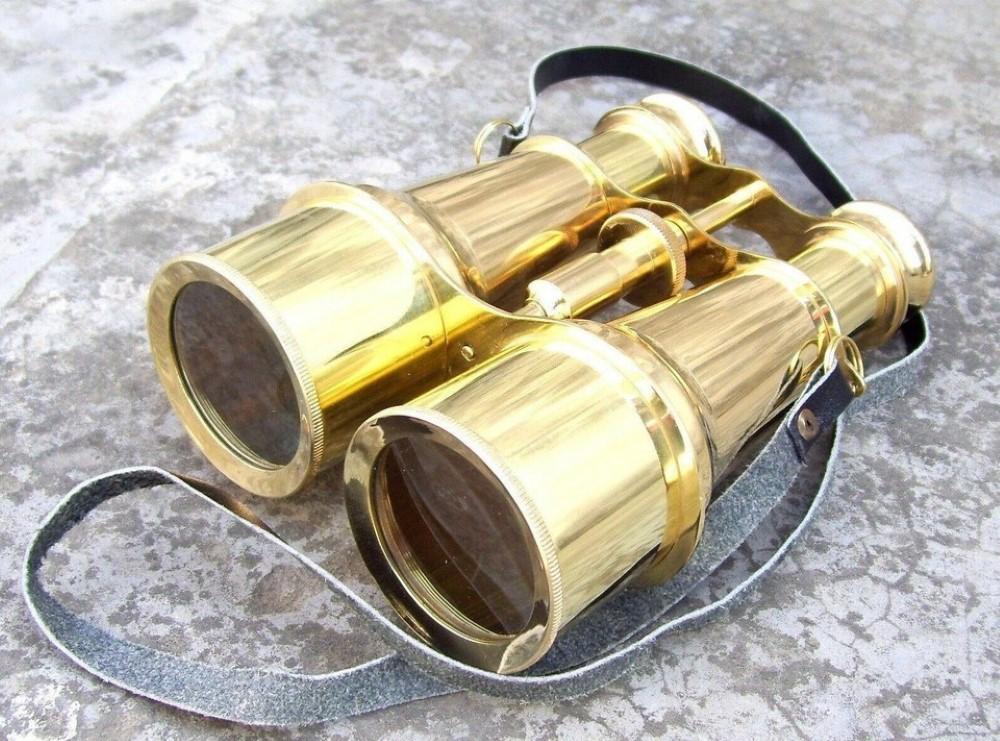 Antique Brass Binocular Maritime Vintage Gift Nautical Monocular Telescope Gifts