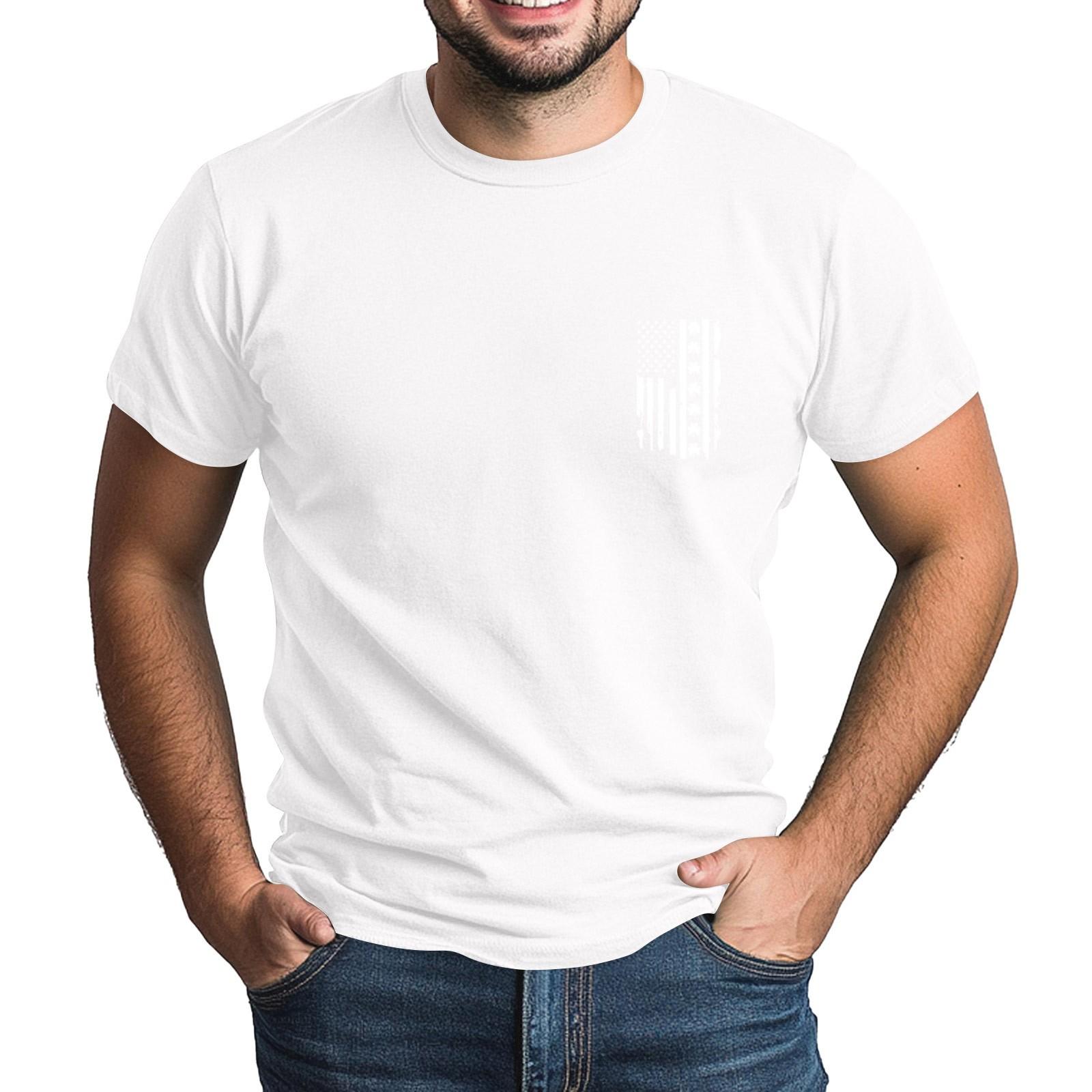 

св. Зелена тристулкова футболка Patrick s Adult із круглим вирізом і короткими рукавами XL білий