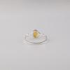 Natural Citrine Gemstone 925 Sterling Silver Jewelry Pretty Ring For Your Love CZR-16-2
