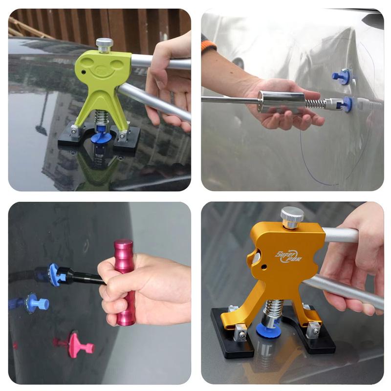 PDR Paintless Dent Repair Glue Tabs Kit for Car Dent Removal, Auto Body Repair Tools Adhesive Pads