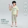 Children's Pajamas Summer Thin Boys' and Girls' Home Clothing Set