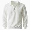 Men S Half Zip Collar Pullover Sweatshirt For Spring Autumn