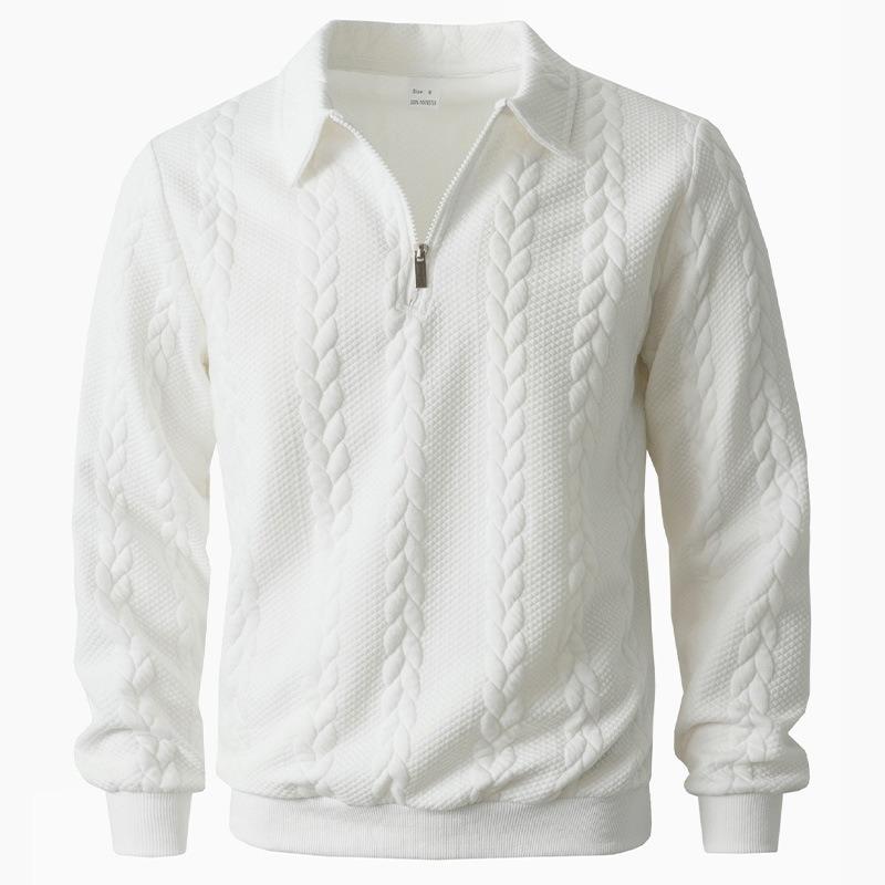 Men S Half Zip Collar Pullover Sweatshirt For Spring Autumn