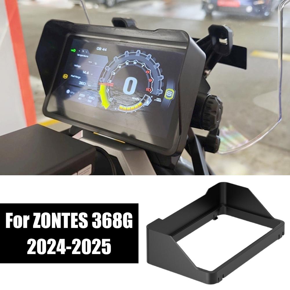 Black Motorcycle Sun Visor Cover Instrument Screen Sunshade Guard for ZONTES 368G 2025-2025 Sun Hood L0L6