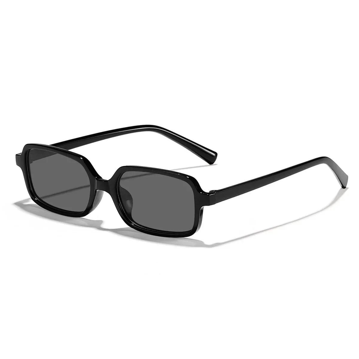

Square Sunglasses for Women Sunscreen Luxury Brand Small Frame Square Sunglasses Vintage Punk Sun Hip Hop Glasses As Picture черный серый