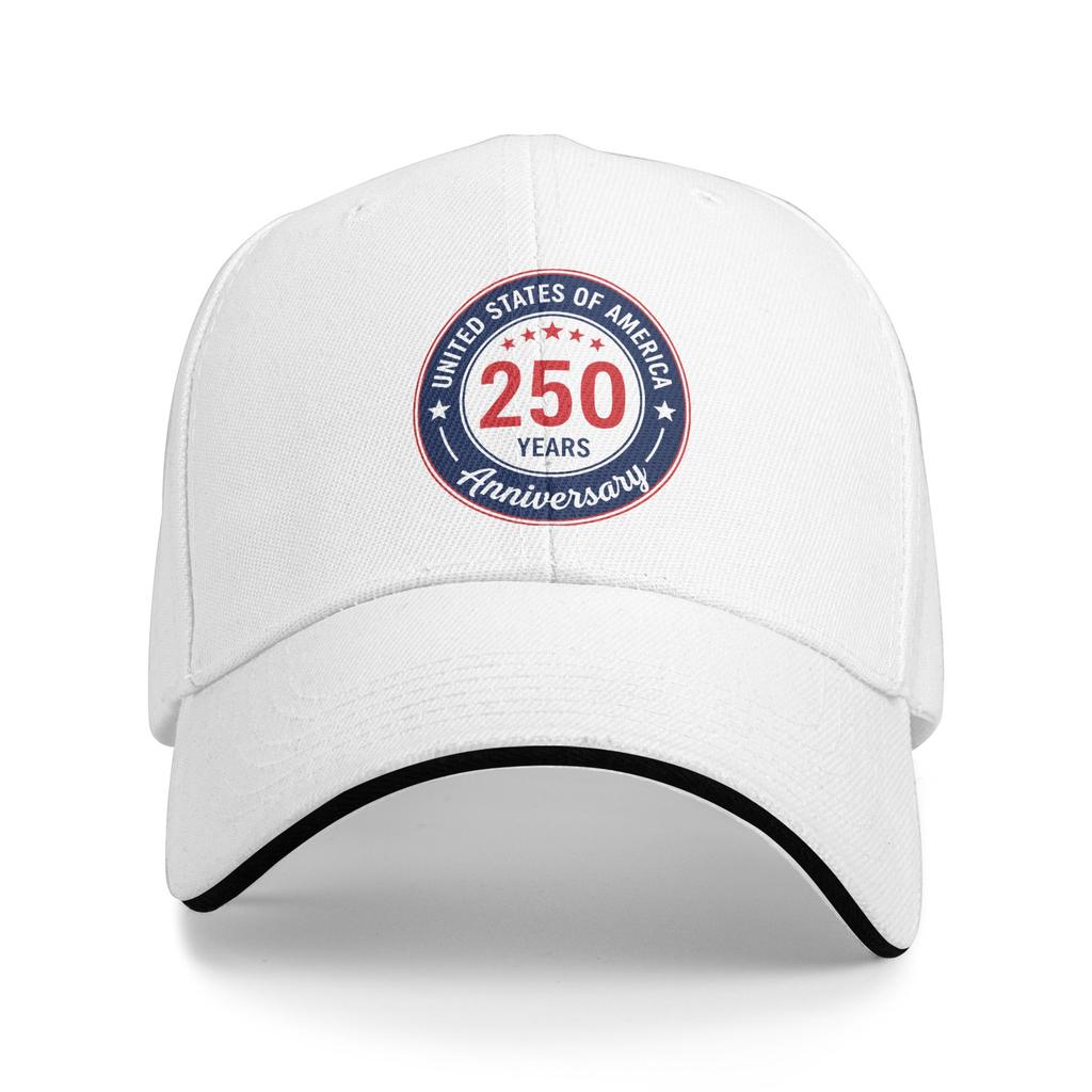 Summer New Baseball Caps America  Year Anniversary  Outfits For Unisex Trucker Cap Vintage  Snapback Hat Adjustable
