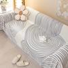 Black White Lines Sofa Cover Chenille Sofa Blanket Modern Couch Towel for Living Room Decor Universal Sofa Slipcover 1/2/3/4Seat