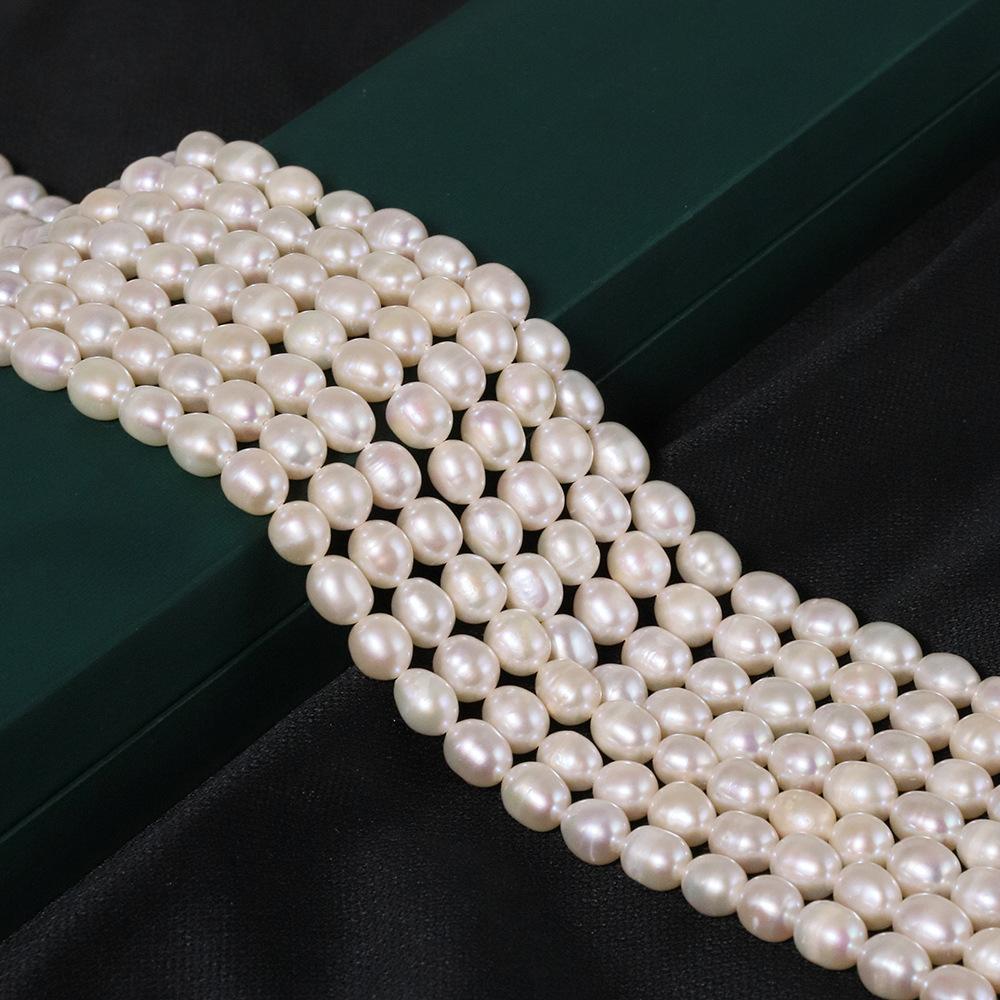 1 Sträng DIY Risformade Pärlor 2-7mm För Smyckestillverkning DIY Halsband Armband Örhängen Tillbehör Kedja 36cm