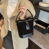 Handbag - Retro Bag - Shoulder Bag with Slanted Strap - Fashionable Women's Bag - Bucket Bag