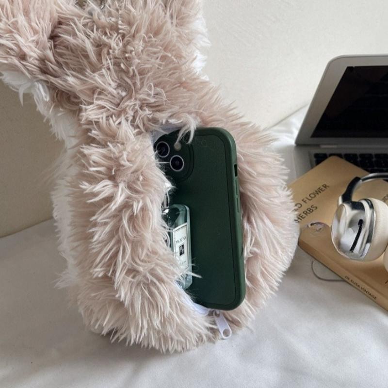 Simulation Storage Bag Messy Schnauzer Dog Backpack Girl Cute and Fashionable Decorative Fabric Soft Comfortable Birthday Gift