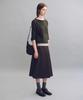 AUBOUR Double Pocket Pleats Skirt (Brown)