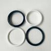 4Pcs/Set Wristband Acrylic Bracelets Set Stackable Translucent Boho Bracelets Bohemia Hand Ring Curved Tube Bangle Summer