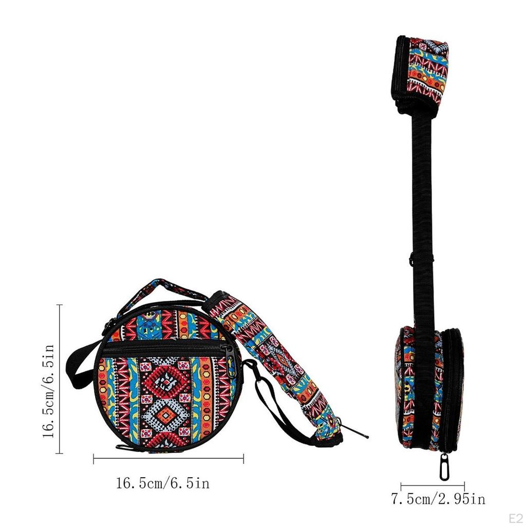Steel Drum Carrying Bag Storage Dustproof Oxford Cloth Case 6.5 Inch for Stage Performances