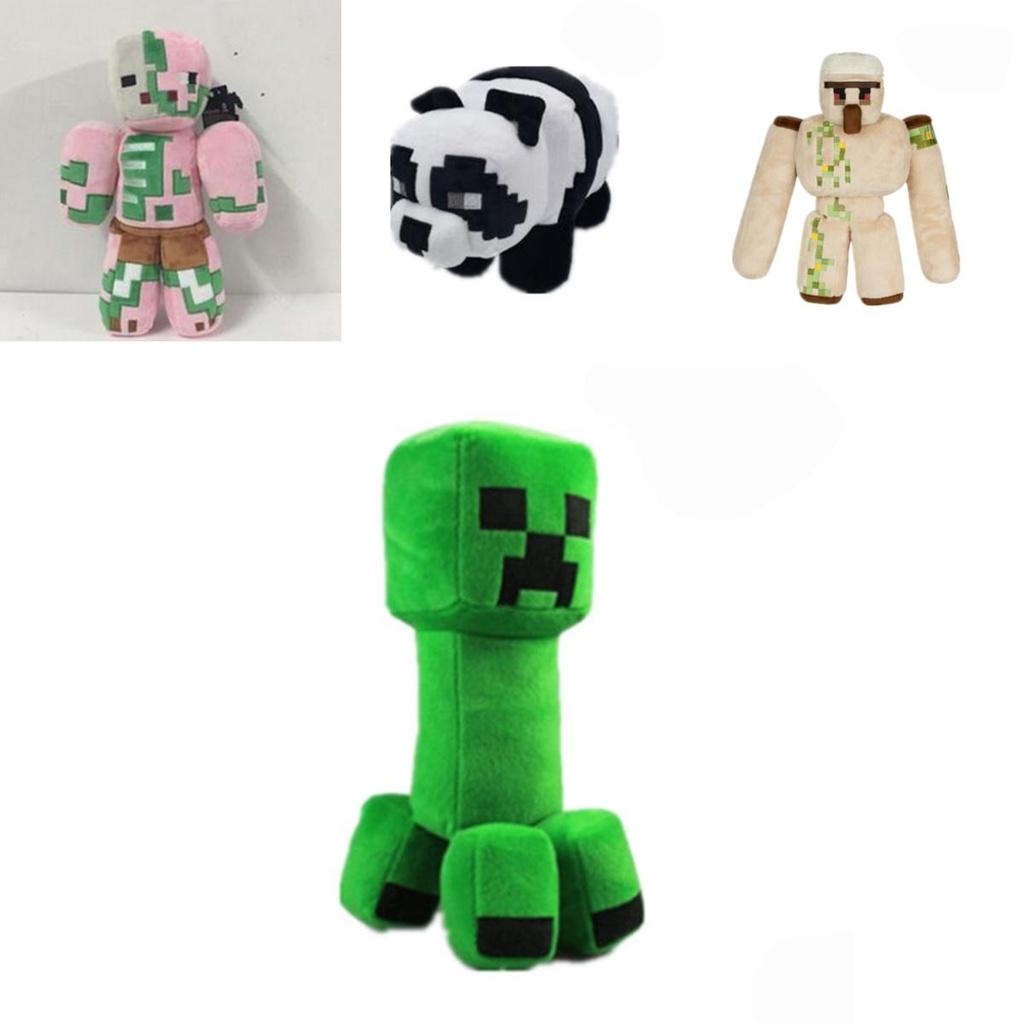 Pluszowa zabawka Minecraft Miękki pluszowy pluszak pikselowa lalka Idealna dekoracja sypialni dla dzieci i dorosłych