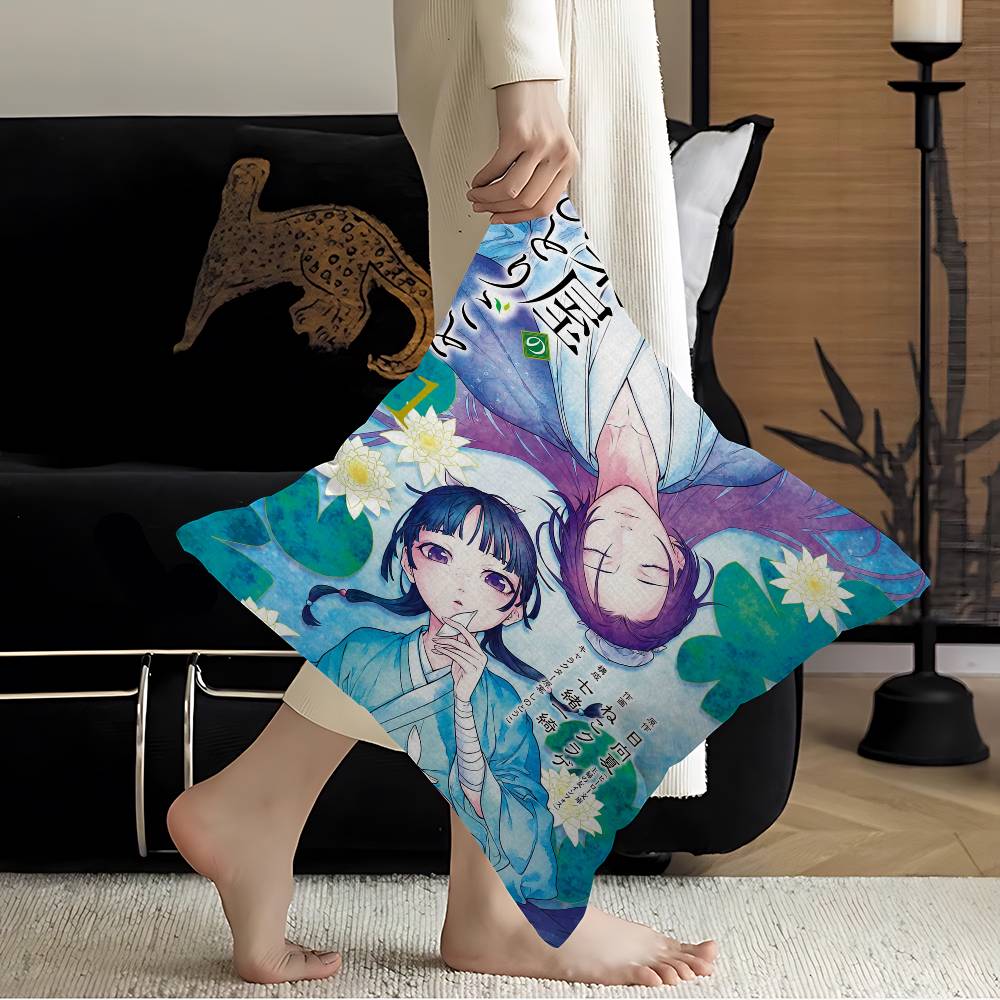 Anime The Apothecary Diaries Pillow Gift Home Office Decoration Bedroom Sofa Car Cushion Cover Case 45x45