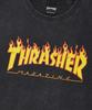 Treasure Flame Stonewashed Short Sleeve T-Shirt Charcoal
