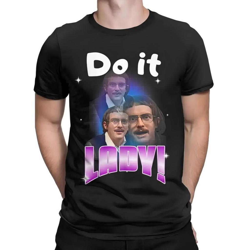 Do It Lady! Meme Fan Black T-Shirt