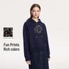 FivePlus Damen Kapuzenpullover mit Buchstabenstickerei