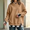 Women's Long Sleeve Casual Sweatshirt Loose Fit Pullover Top for Daily Wear